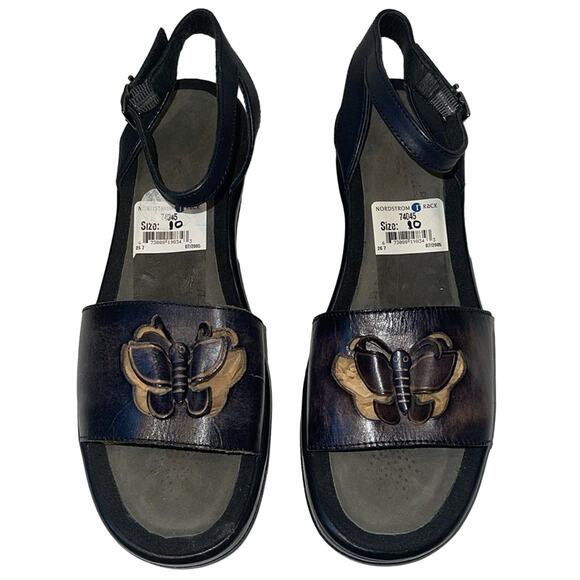 Dansko Adina Butterfly Cutout Ankle Strap Wedge Sandals Size Euro 40 US 10 - Picture 2 of 13